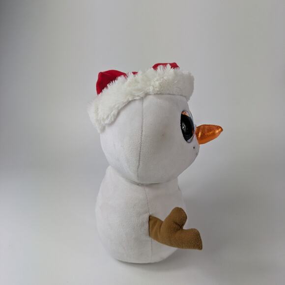 TY Beanie Boos Scoop Snowman Plush Christmas Stuffed Animal Toy With Tags Winter - Picture 4 of 12